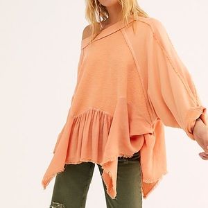 Free People Gold Duster Pullover
